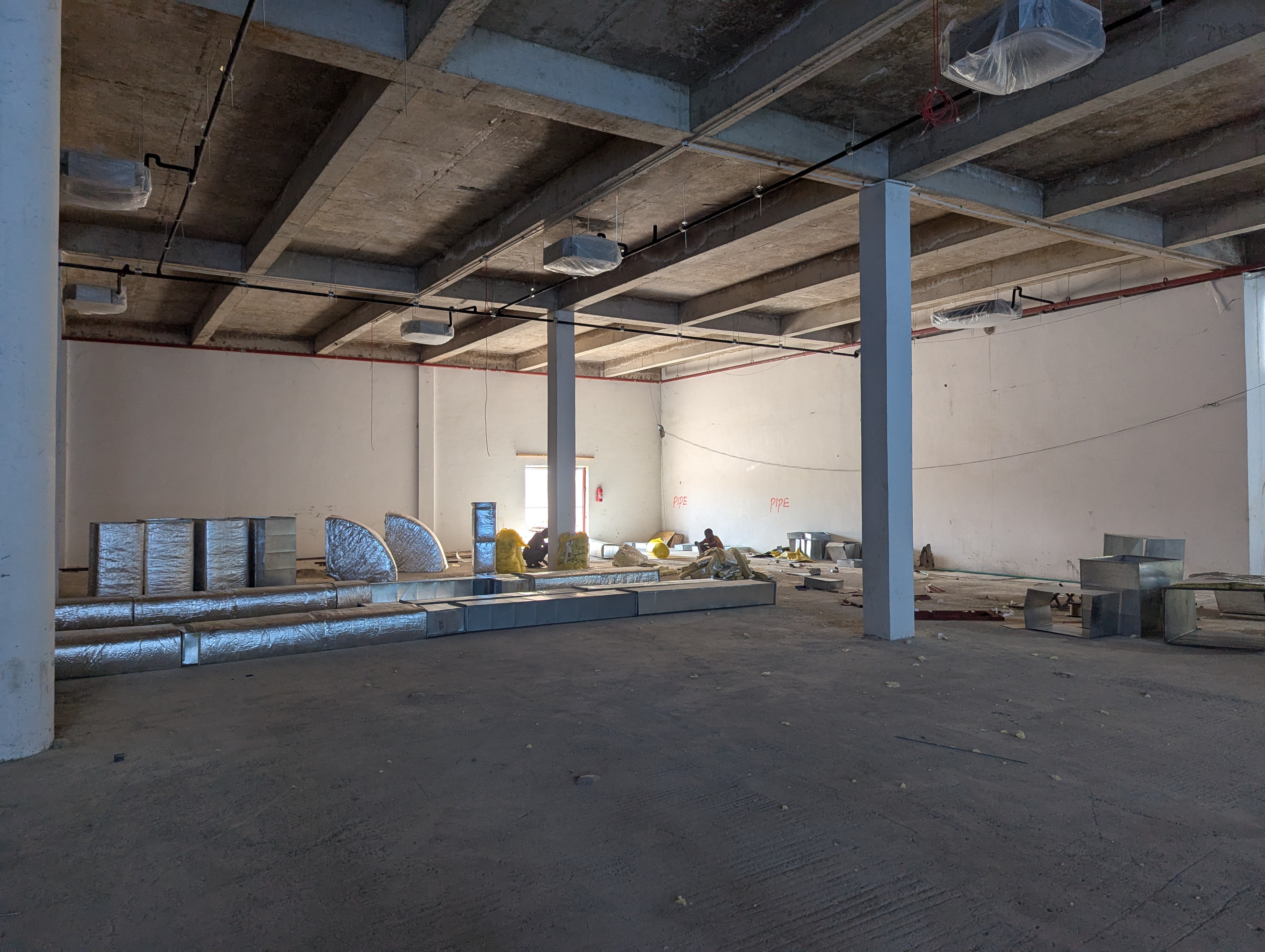 Deldar Furniture Store — early construction phase