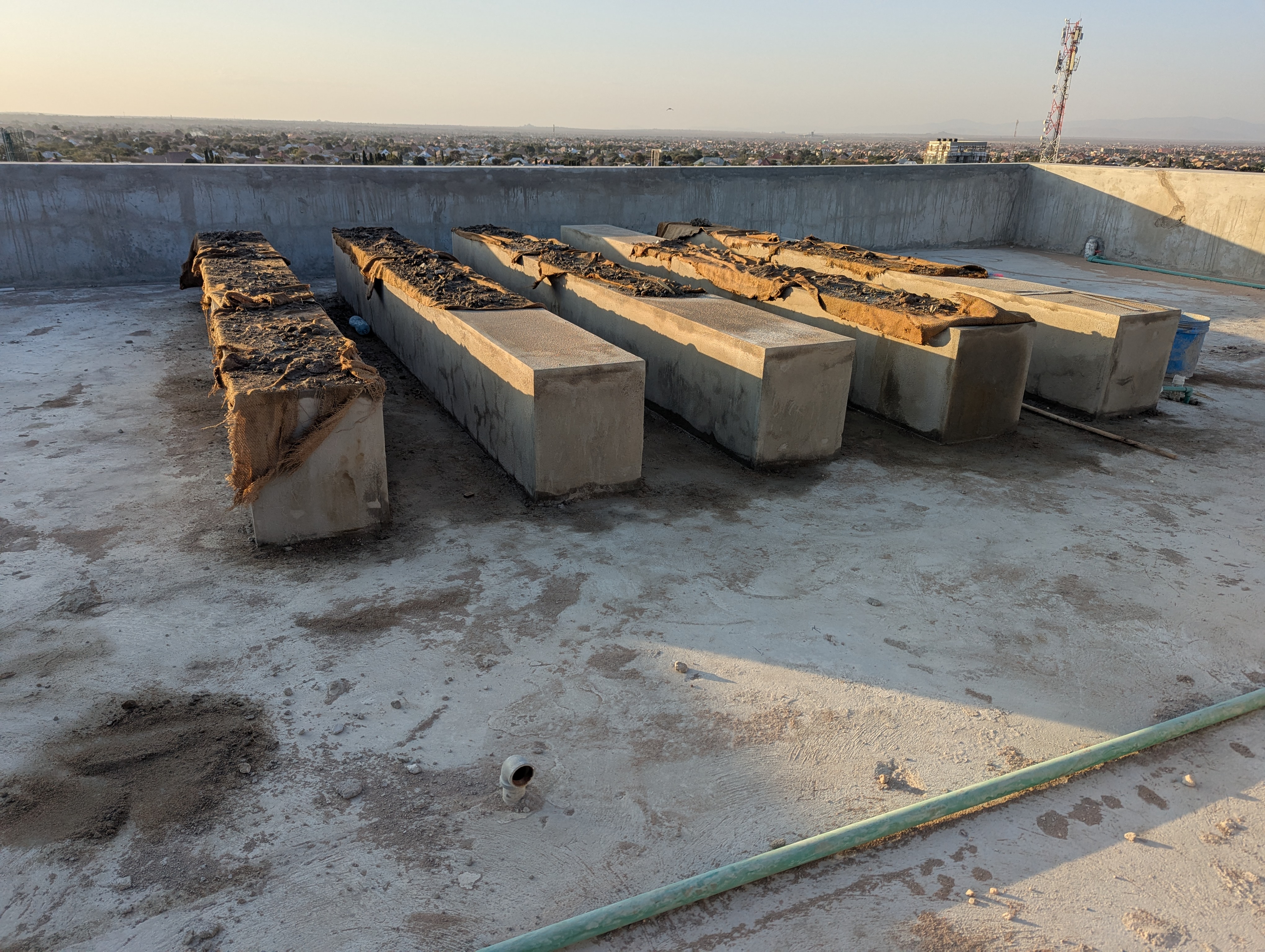 SkylineFord Hotel — roof level works, Dodoma